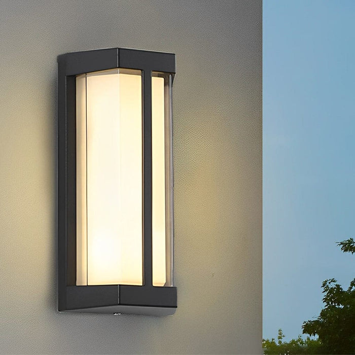 Durable Aluminum Exterior Wall Light with Double Layer Acrylic Shade, Waterproof Design for Modern and Classic Outdoor Spaces-ErisView-3