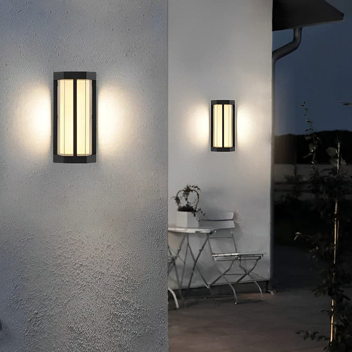 Durable Aluminum Exterior Wall Light with Double Layer Acrylic Shade, Waterproof Design for Modern and Classic Outdoor Spaces-ErisView-4