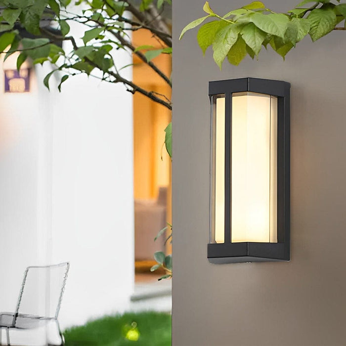 Durable Aluminum Exterior Wall Light with Double Layer Acrylic Shade, Waterproof Design for Modern and Classic Outdoor Spaces-ErisView-6