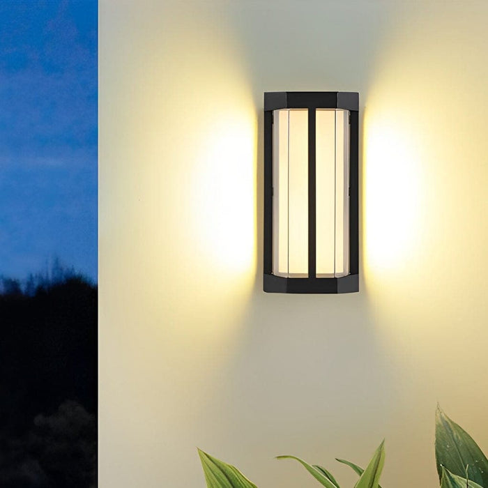 Durable Aluminum Exterior Wall Light with Double Layer Acrylic Shade, Waterproof Design for Modern and Classic Outdoor Spaces-ErisView-7