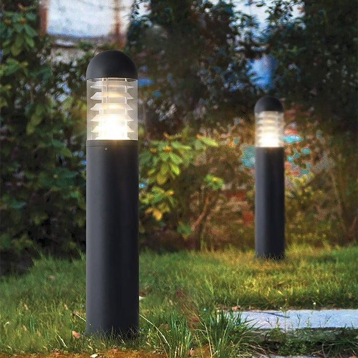 Durable Aluminum Lawn Lamp with Waterproof Base, Shatter-Resistant Glass Shade, and Self-Cleaning Design for Comfortable Outdoor Lighting-ErisView-2