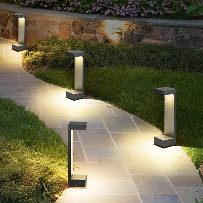 Durable Aluminum Outdoor Post Light with High Brightness COB, Waterproof and Rust-Proof Pathway Light for Garden, Lawn, and Yard Decoration-ErisView-3