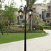 Durable Aluminum Outdoor Post Lights with High Transmittance Glass Lampshade, Waterproof, Rust-Proof, and Weather-Resistant for Home Landscape-ErisView-2