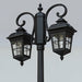 Durable Aluminum Outdoor Post Lights with High Transmittance Glass Lampshade, Waterproof, Rust-Proof, and Weather-Resistant for Home Landscape-ErisView-8