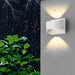 Durable Aluminum Outdoor Wall Lamp with Waterproof Design, Built-in LED, and Artistic Up-Down Lighting for Porch, Patio, and Indoor Use-ErisView-4