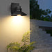 Durable Aluminum Outdoor Wall Light with Glass Lampshade, E26 Compatible, Waterproof, Fast Heat Dissipation, Rust-Resistant, Ideal for Warm Ambiance-ErisView-2