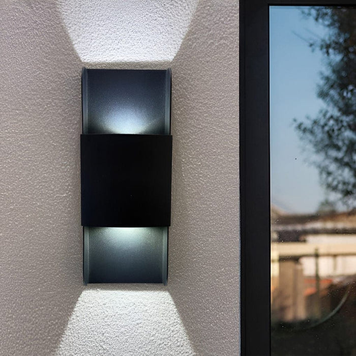 Durable Aluminum Outdoor Wall Light with High Brightness LED, Waterproof Design, and Glass Lampshade for Villas, Courtyards, and Balconies-ErisView-14