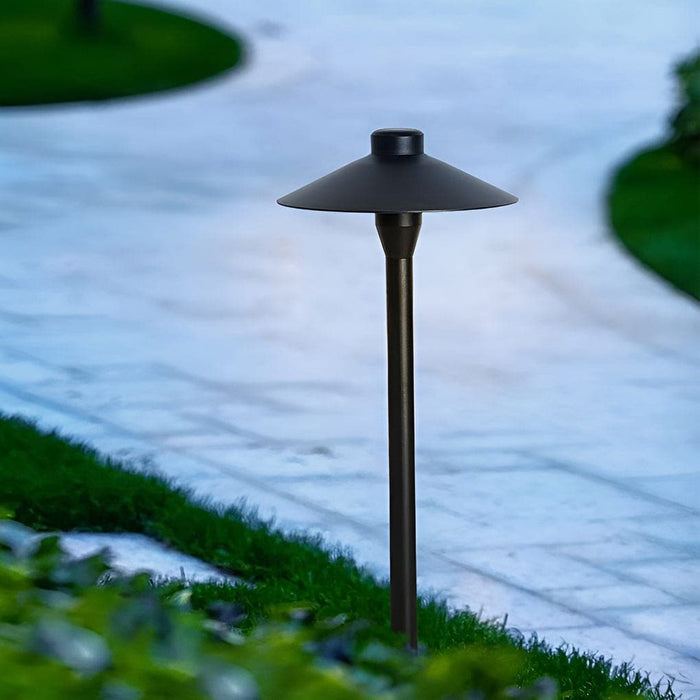 Durable Aluminum Pathway Light with High Transmittance Acrylic Shade, Waterproof and Easy to Install for Gardens, Courtyards, and More-ErisView-2