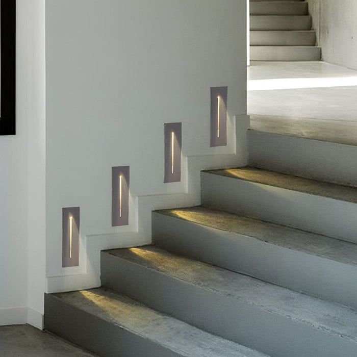 Durable Aluminum Recessed LED Stair Light, IP65 Waterproof, High Brightness, Energy-Saving for Outdoor Steps, Courtyards, and Aisles-ErisView-10