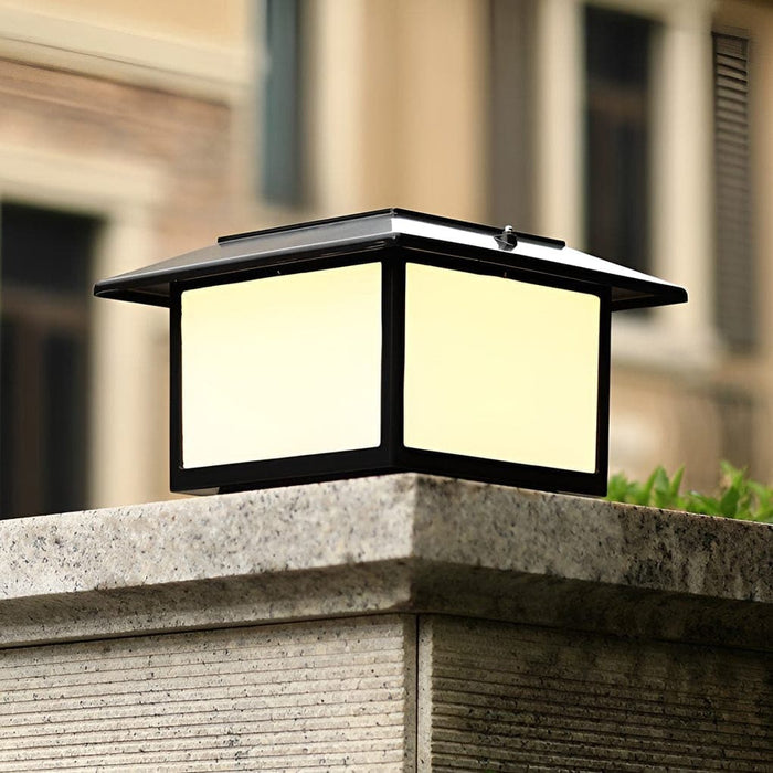 Durable Aluminum Solar Post Cap Lights, Waterproof, Rust-Proof, Auto-Charging Deck Lights with High Light Transmittance for Outdoor Use-ErisView-3