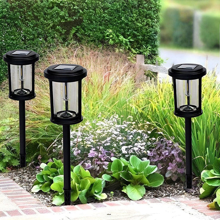 Durable Aluminum Solar Post Light with High Brightness LED, Glass Shade, Automatic Day/Night Function, Waterproof & Rustproof for Outdoor Pathways-ErisView-10