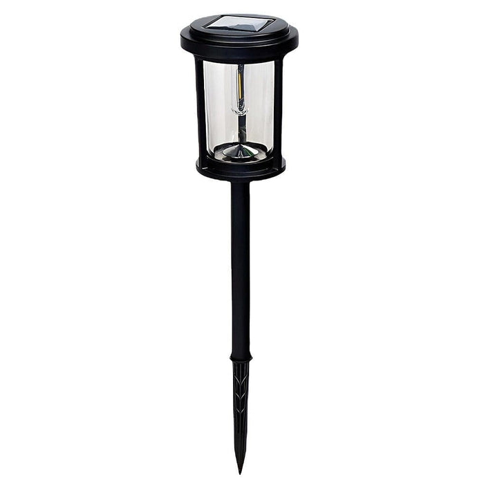 Durable Aluminum Solar Post Light with High Brightness LED, Glass Shade, Automatic Day/Night Function, Waterproof & Rustproof for Outdoor Pathways-ErisView-5