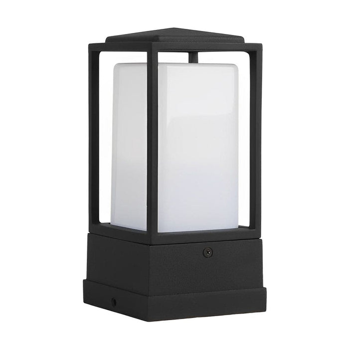 Durable Aluminum Square Outdoor Pathway Light with Waterproof Glass Lampshade, Rust-Resistant, High Light Transmittance for Comfortable Outdoor Lighting-ErisView-4