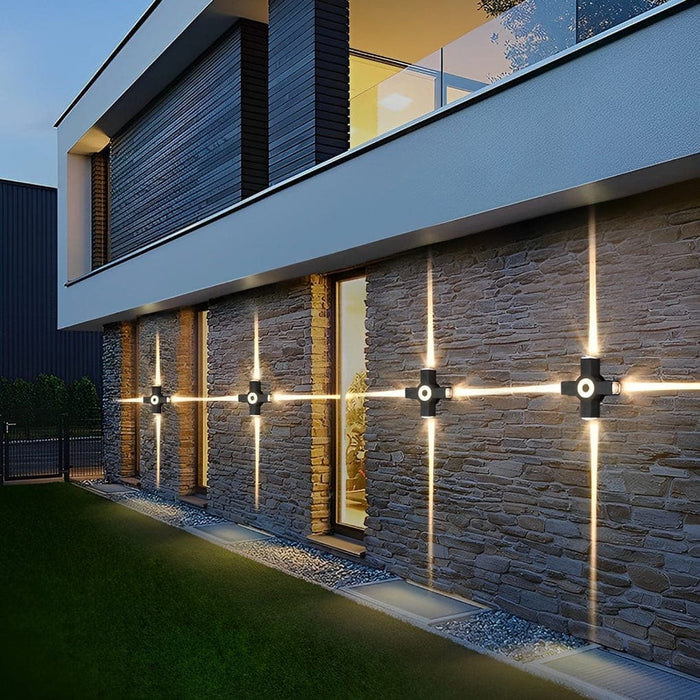 Durable Aluminum Waterproof Wall Lamp with High Brightness LED and Transparent Lens for Stunning Indoor and Outdoor Lighting Effects-ErisView-22