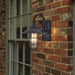 Durable Black Outdoor Wall Light with Glass and Iron, Rustproof and Waterproof, Available with or without Motion Sensor for Porch, Patio, Garage, Garden-ErisView-2