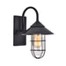 Durable Black Outdoor Wall Light with Glass and Iron, Rustproof and Waterproof, Available with or without Motion Sensor for Porch, Patio, Garage, Garden-ErisView-5