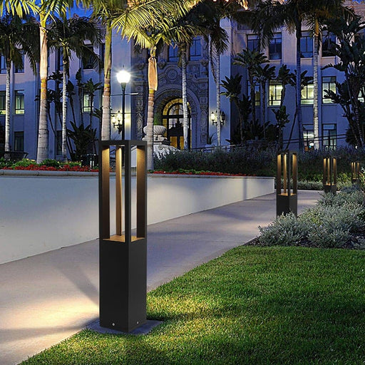 Durable Die-Cast Aluminum Garden Light with Sandblasted Anti-Corrosion Finish, Retro Design, and Warm LED for Pathways and Courtyards-ErisView-1