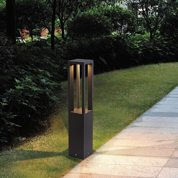 Durable Die-Cast Aluminum Garden Light with Sandblasted Anti-Corrosion Finish, Retro Design, and Warm LED for Pathways and Courtyards-ErisView-14