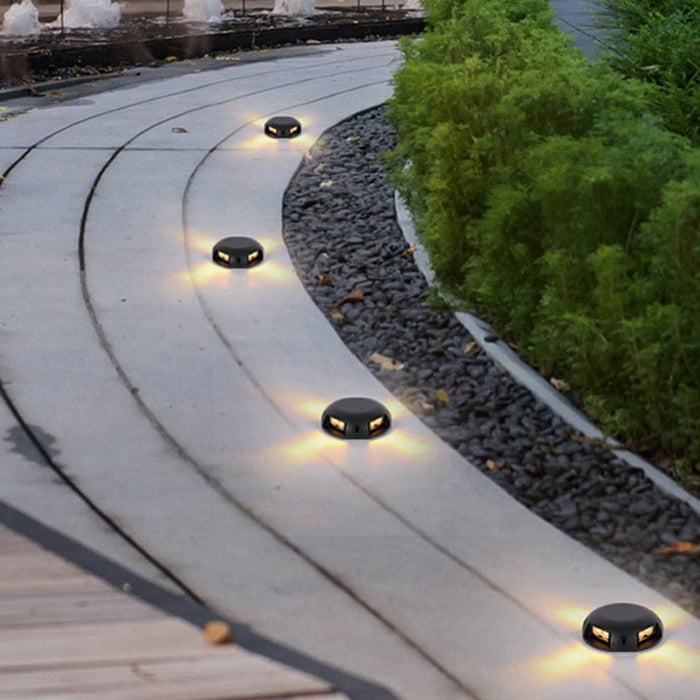 Durable Die-Cast Aluminum LED Landscape Step Lights with Waterproof Silicone Seal and Modern Design for Enhanced Garden Aesthetics-ErisView-4