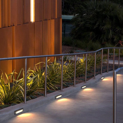 Durable Die-Cast Aluminum LED Step Light with PC Shade for Outdoor Stairs, Hallways, Driveways, and Patios, Weatherproof and Stylish-ErisView-1