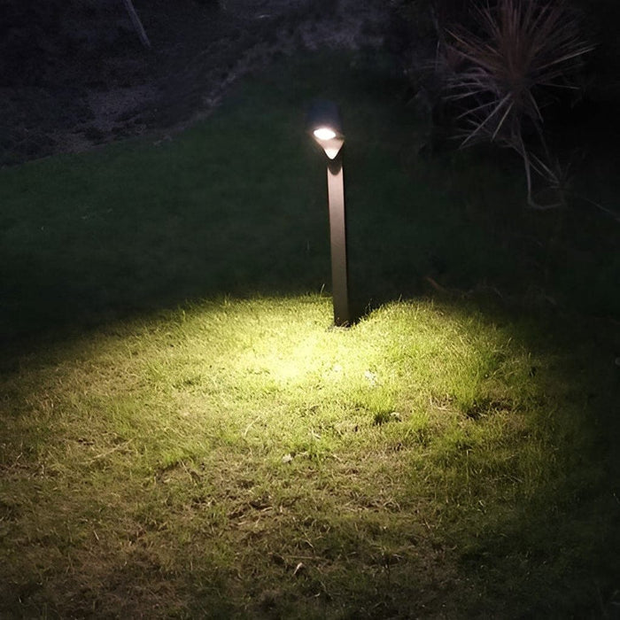 Durable Die-Cast Aluminum Lawn Lamp with Optical Lens, Waterproof, Dustproof, Easy to Install for Gardens, Villas, Parks, and Courtyards-ErisView-8