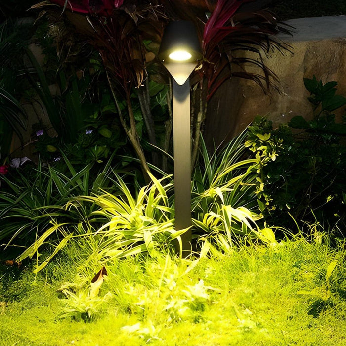 Durable Die-Cast Aluminum Lawn Lamp with Optical Lens, Waterproof, Dustproof, Easy to Install for Gardens, Villas, Parks, and Courtyards-ErisView-1