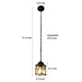 Durable Die-Cast Aluminum Outdoor Chandelier with High-Transmittance Glass Shade, Waterproof Pendant Light for Garden, Balcony, and Gazebo-ErisView-7