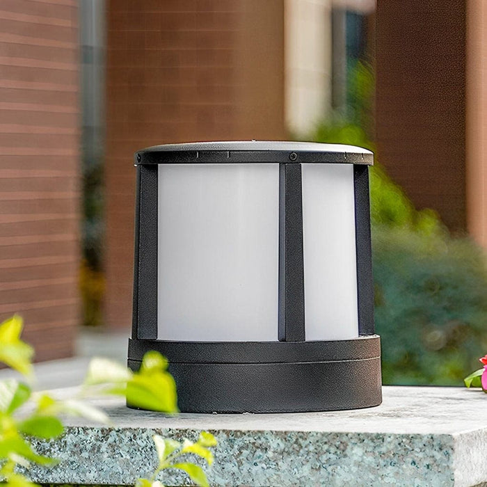 Durable Die Cast Aluminum Outdoor Light with Waterproof Design and High Transmittance Acrylic Lampshade for Garden, Fence, and Doorpost Installation-ErisView-3