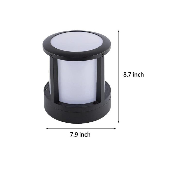 Durable Die Cast Aluminum Outdoor Light with Waterproof Design and High Transmittance Acrylic Lampshade for Garden, Fence, and Doorpost Installation-ErisView-7