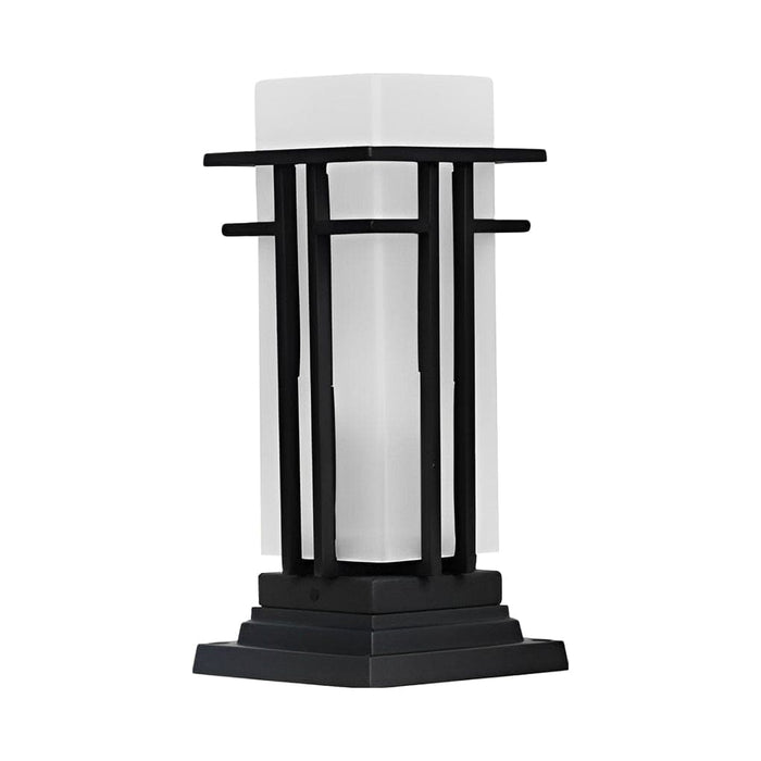 Durable Die-Cast Aluminum Outdoor Pillar Lights with Frosted Glass Lampshade, Weather-Resistant, Easy Installation for Fence, Gate Post, Garden-ErisView-7