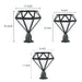 Durable Die-Cast Aluminum Outdoor Post Light with Waterproof Design and High Transmittance PC Lampshade for Bright, Non-Glaring Courtyard Lighting-ErisView-7