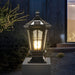 Durable Die Cast Aluminum Outdoor Solar Pillar Light with Waterproof Design, High-Efficiency Solar Panel, and Glass Lampshade for Energy Saving-ErisView-19