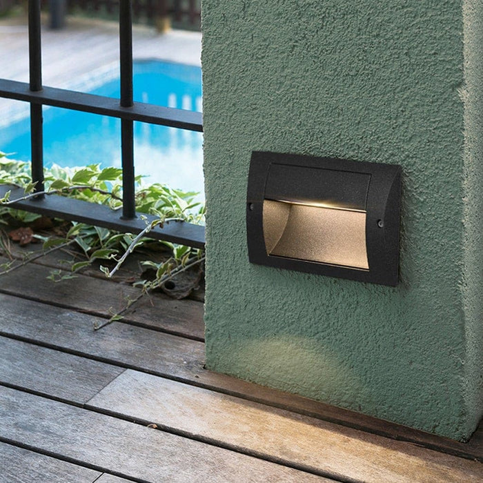 Durable Die-Cast Aluminum Outdoor Step Light with Energy-Saving LED, Waterproof Silicone Ring, Ideal for Stairs, Hallways, and Patios-ErisView-5