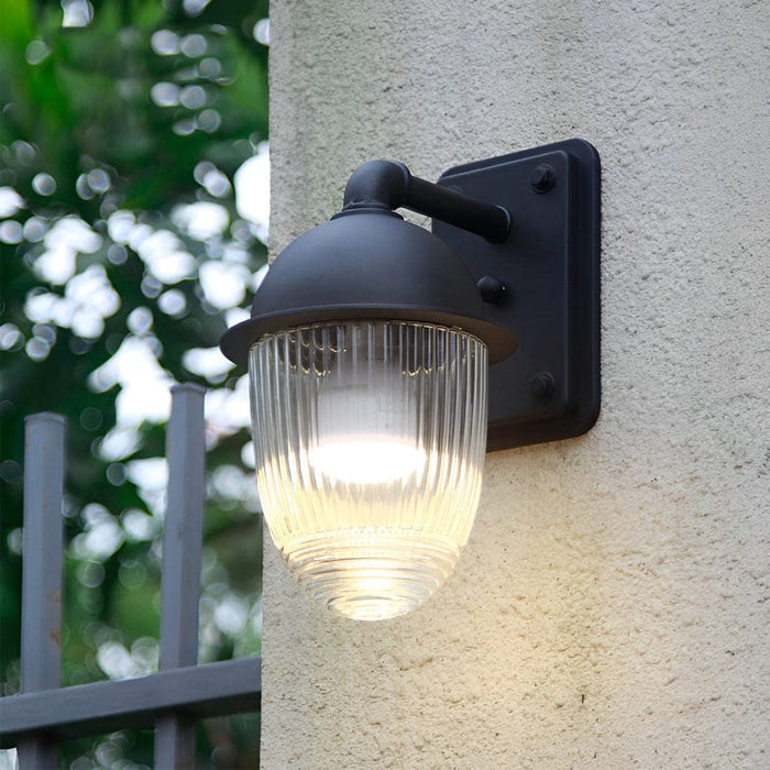 Durable Die-Cast Aluminum Outdoor Wall Light with Scratch-Resistant Glass Shade, Waterproof, Rust-Proof, Easy Installation for Garden, Balcony, and More-ErisView-8