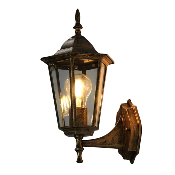 Durable Die-Cast Aluminum Outdoor Wall Light with Unique Glass Shade, Waterproof and Rustproof, Industrial Rustic Style for Vibrant Nordic Charm-ErisView-8