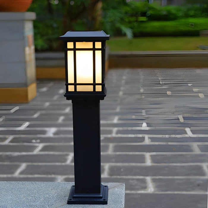 Durable Die-Cast Aluminum Solar Garden Pathway Lights with Automatic Day/Night Sensor and Waterproof Glass Lampshade for Outdoor Use-ErisView-3