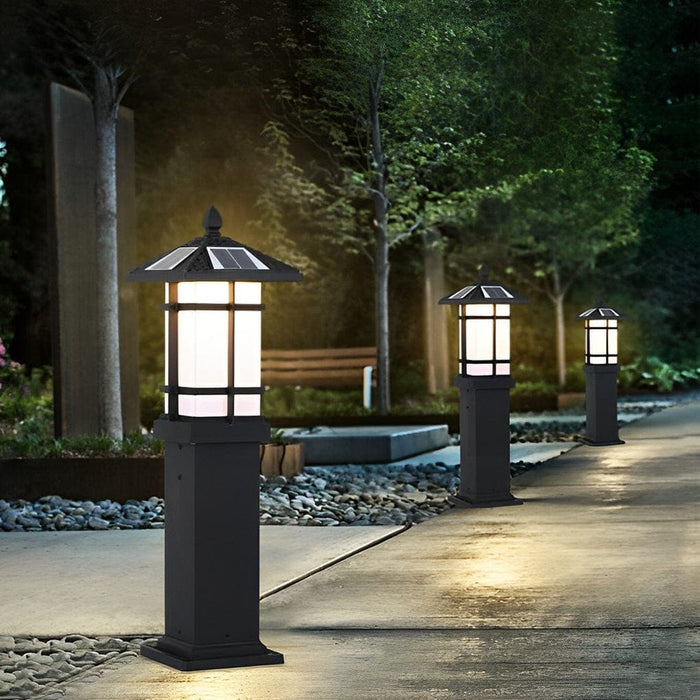 Durable Die Cast Aluminum Solar Pathway Light with High-Efficiency LED, Automatic Day/Night Control, Waterproof for Garden, Lawn, Courtyard, Park-ErisView-17