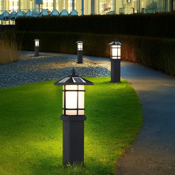 Durable Die Cast Aluminum Solar Pathway Light with High-Efficiency LED, Automatic Day/Night Control, Waterproof for Garden, Lawn, Courtyard, Park-ErisView-21