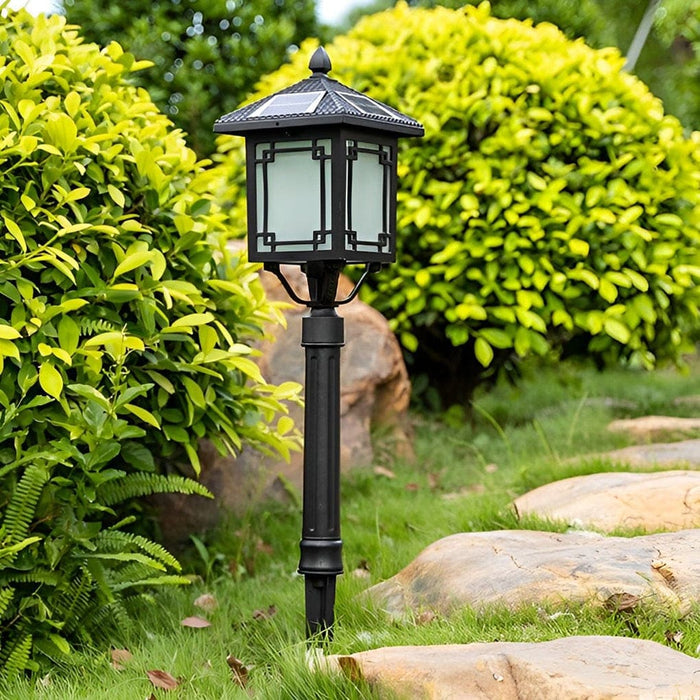 Durable Die Cast Aluminum Solar Pathway Light with High Transmittance Glass, Auto On/Off, 3 Switchable Colors, Waterproof for Year-Round Use-ErisView-7