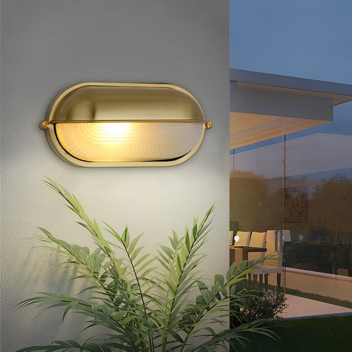 Durable Die Cast Aluminum Wall Lamp with Unique Glass Lampshade, Rustproof, Waterproof, and Wear Resistant for Indoor and Outdoor Use-ErisView-16