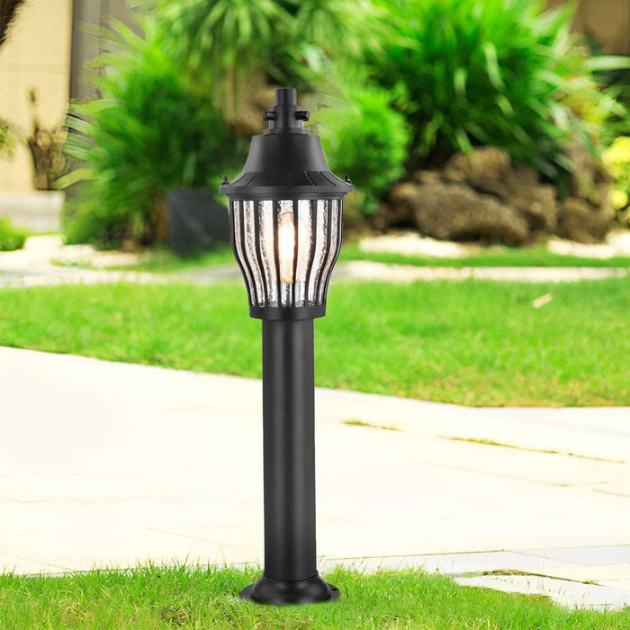 Durable Die Cast Aluminum Waterproof Lawn Lamp with Retro Industrial Design for Patio, Garden, and Pathway Lighting, Bright & Warm Illumination-ErisView-3