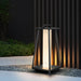 Durable Galvanized Steel Outdoor Floor Lamp with LED Warm Lighting, Acrylic Lampshade, and Rustproof Foot Pad for Garden, Lawn, and Balcony-ErisView-2