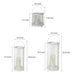 Durable Galvanized Steel Outdoor Lantern with Transparent Glass Shade, Waterproof, Dustproof, and Portable with 8-10 Hour Rechargeable Battery-ErisView-12