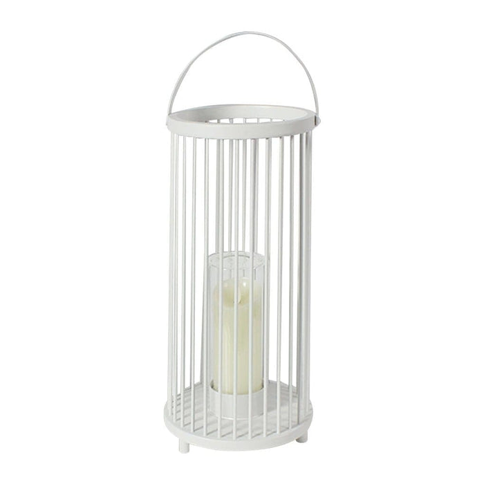 Durable Galvanized Steel Outdoor Lantern with Transparent Glass Shade, Waterproof, Dustproof, and Portable with 8-10 Hour Rechargeable Battery-ErisView-14