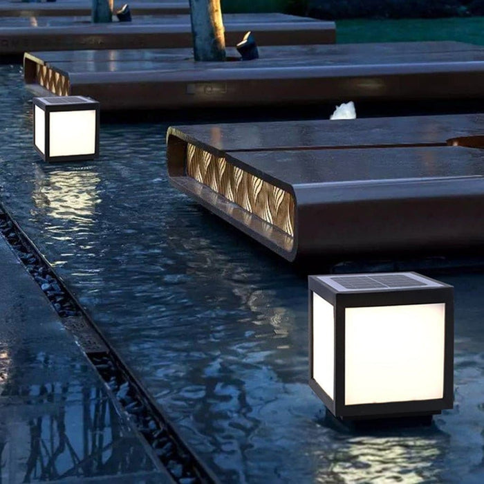 Durable IP55 Waterproof Outdoor Post Lamp with Frosted Acrylic Shade, Rust Proof, Dust Proof, Perfect for Patios, Porches, and Pathways-ErisView-24