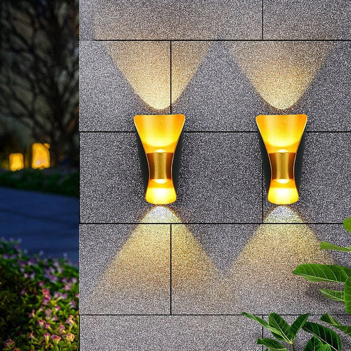 Durable IP65 Waterproof Up and Down Outdoor Wall Light, Stylish Warm Lighting for Porch, Garden, Patio, Balcony, and Hallway-ErisView-5