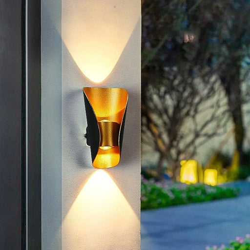 Durable IP65 Waterproof Up and Down Outdoor Wall Light, Stylish Warm Lighting for Porch, Garden, Patio, Balcony, and Hallway-ErisView-1