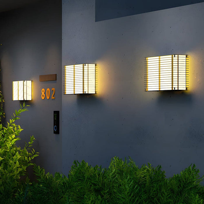 Durable LED Outdoor Wall Lights for Gardens, Patios, Balconies & More, Hardwired & Solar Options Available, Stainless Steel & Iron Construction-ErisView-2