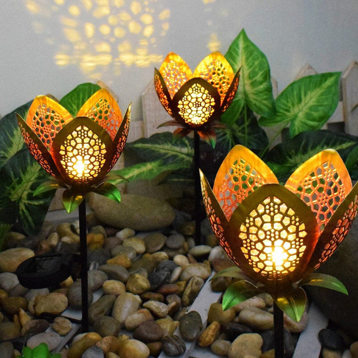 Durable Laser-Cut Iron Solar Garden Lights with Crackled Glass Ball Shade, Sun-Resistant, Automatic Charging, and Long-Lasting Outdoor Pathway Lamps-ErisView-10