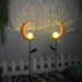 Durable Laser-Cut Iron Solar Garden Lights with Crackled Glass Ball Shade, Sun-Resistant, Automatic Charging, and Long-Lasting Outdoor Pathway Lamps-ErisView-4